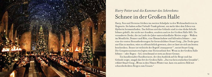 Aus den Filmen zu Harry Potter: Weihnachten in Hogwarts: Das grosse Adventskalenderbuch: Mit 24 Weih