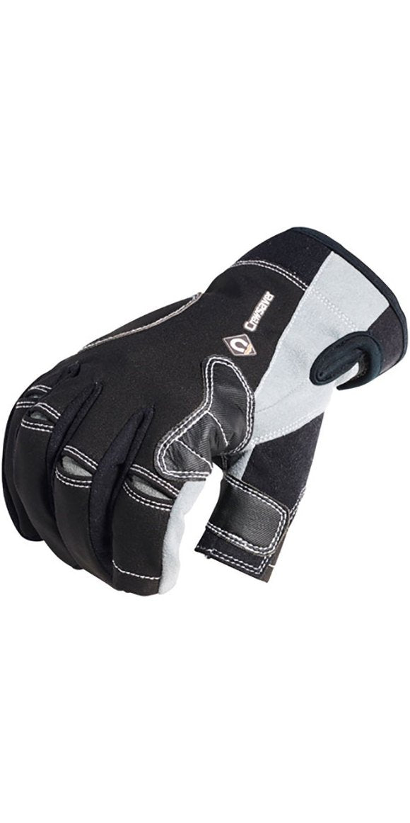 Crewsaver DREI Finger Handschuhe - Schwarz XL, XL