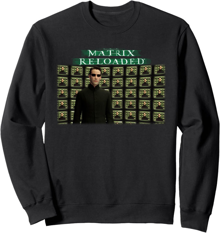 The Matrix Reloaded Neo Meets The Architect Sweatshirt