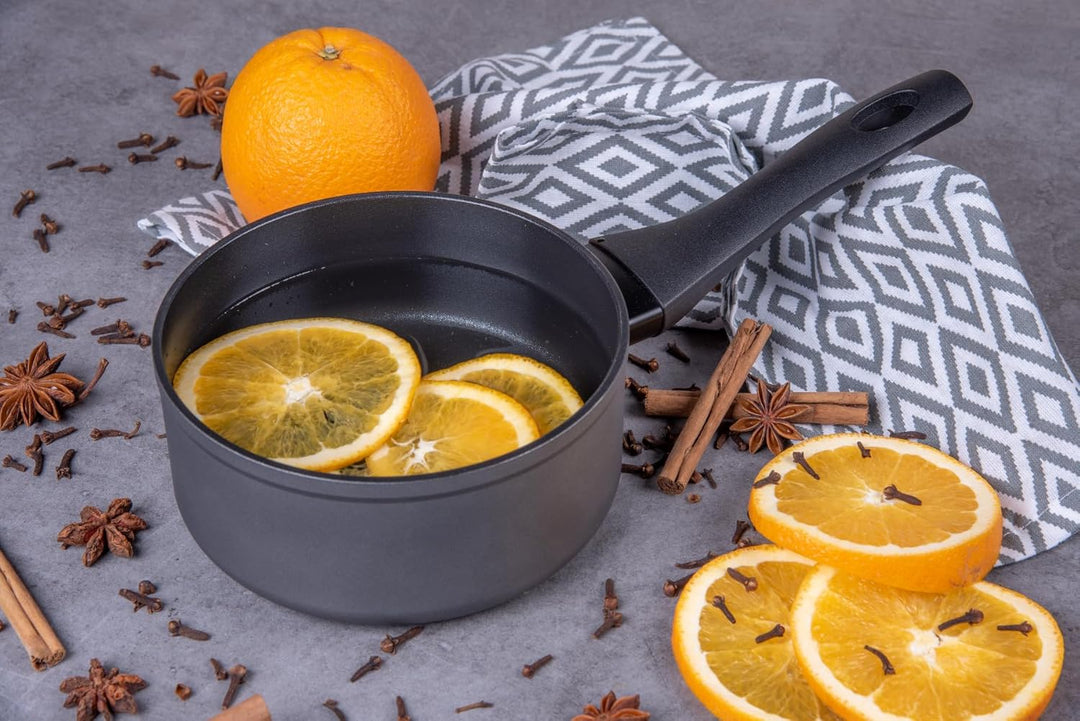 Arcos Serie Kaula | Antihaft-Kochtopf 16 cm | Geschmiedetes Aluminium | QuanTanium Beschichtung | Ge