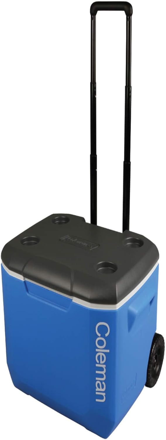 Coleman Performance 60QT Kühler mit Rädern, 56 l Blue 57 x 44 x 45cm