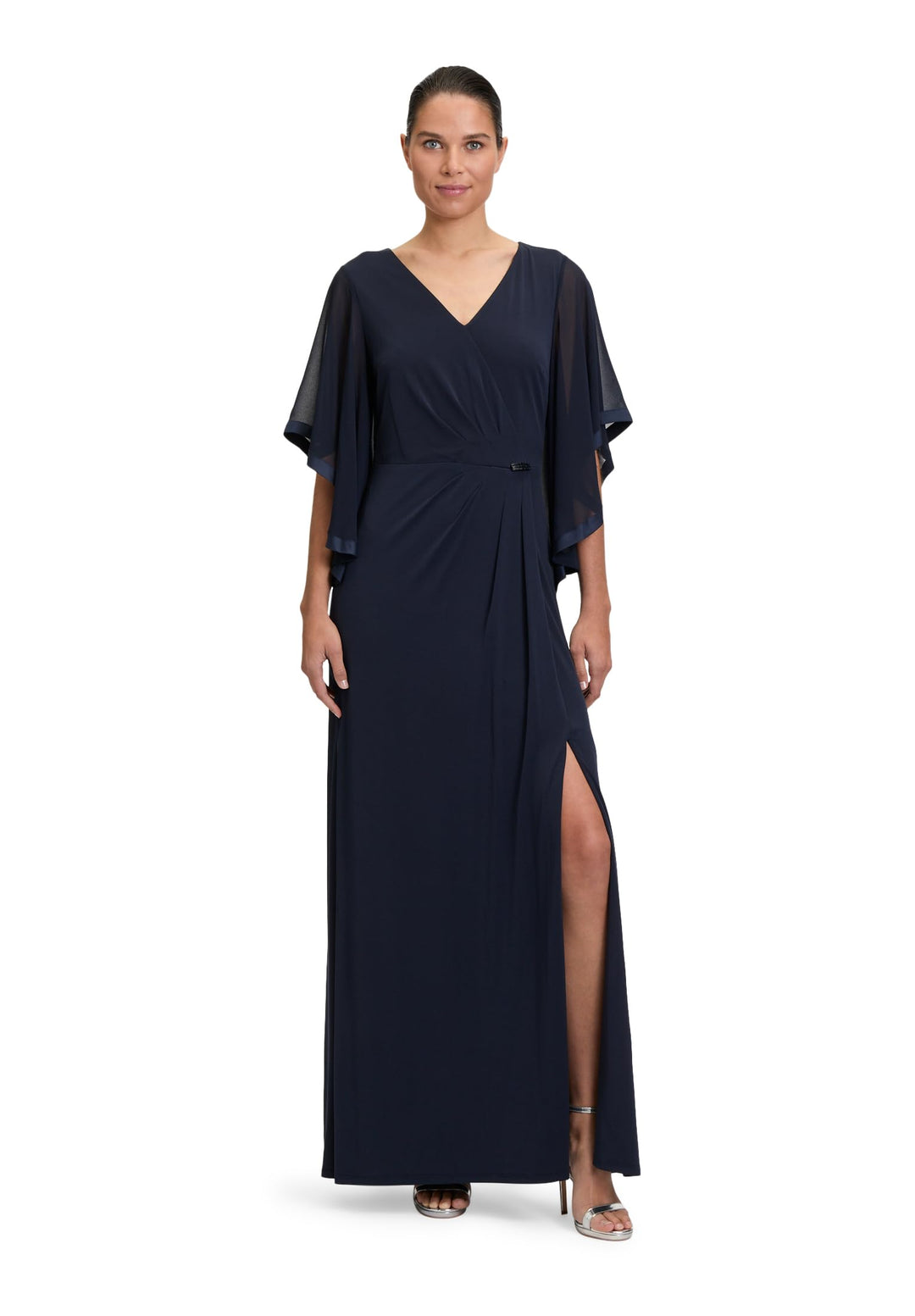 Vera Mont Damen Kleid 40 Blau, 40 Blau