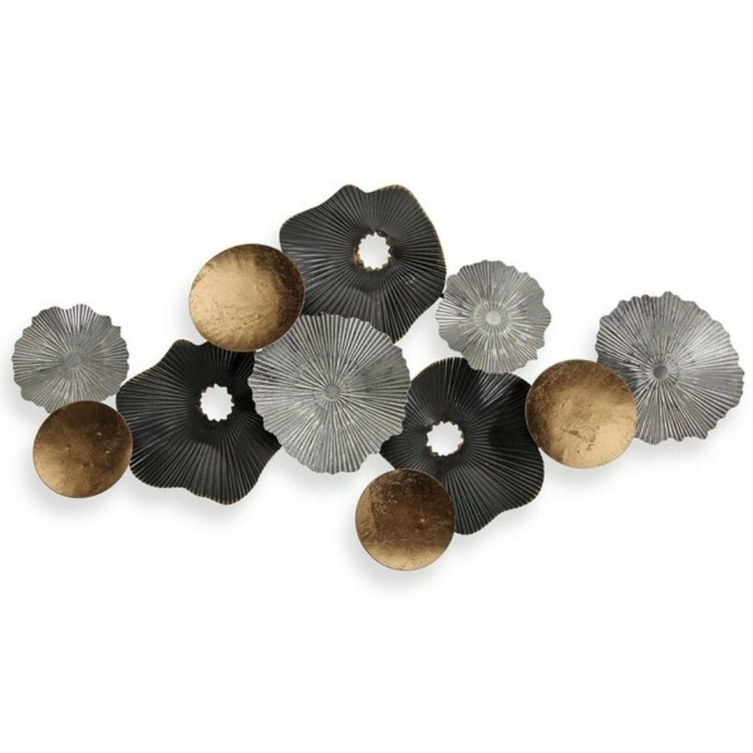 Wanddekoration aus Metall, 6,4 x 49,5 x 90,8 cm