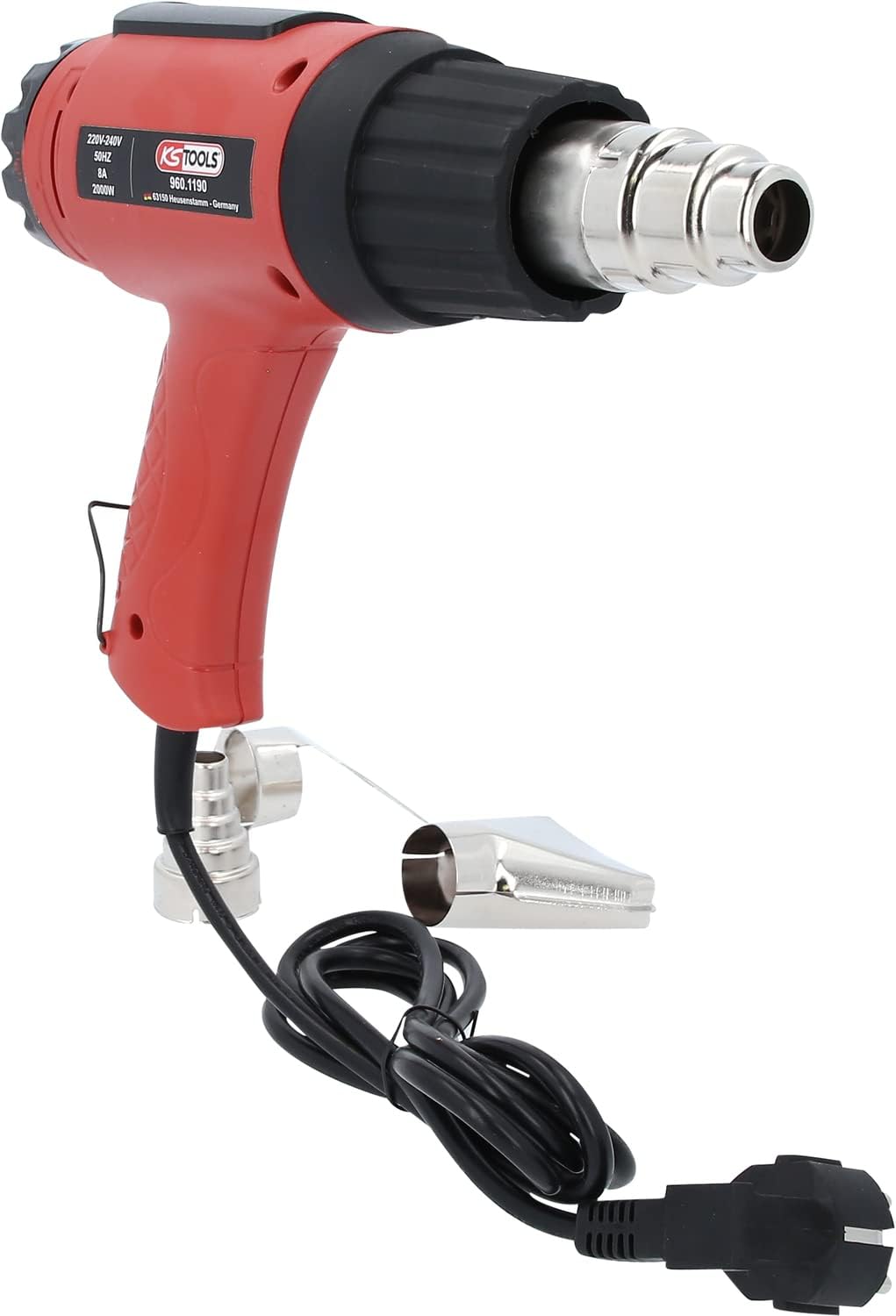 KS Tools 960.1190 Heissluft-Gerät Satz inkl. 4 Aufsätze