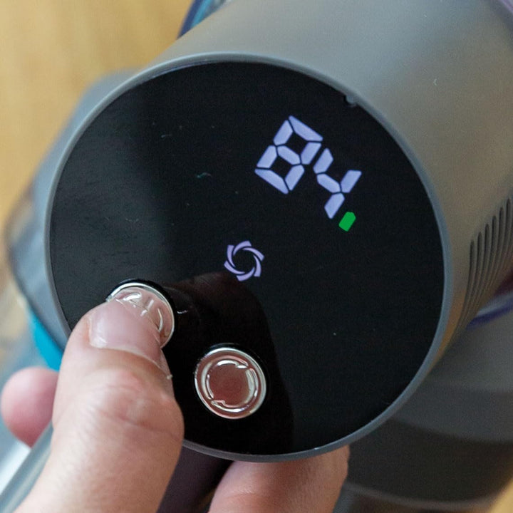 LIVINGTON Sense IQ - Akku Staubsauger kabellos - Handstaubsauger mit Schmutzerkennung & 4-Fach-Filte