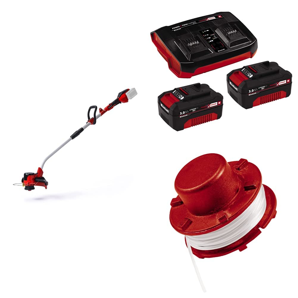 Einhell Akku-Rasentrimmer GE-CT 36/30 Li E Power X-Change (2x18 V, 9.000 U/min, elektr. Drehzahlregu