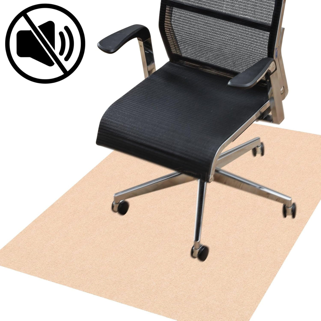 ANRO Bodenschutzmatte Bürostuhl Unterlage Schreibtischstuhl Unterlage Bürostuhl Teppich rutschfeste