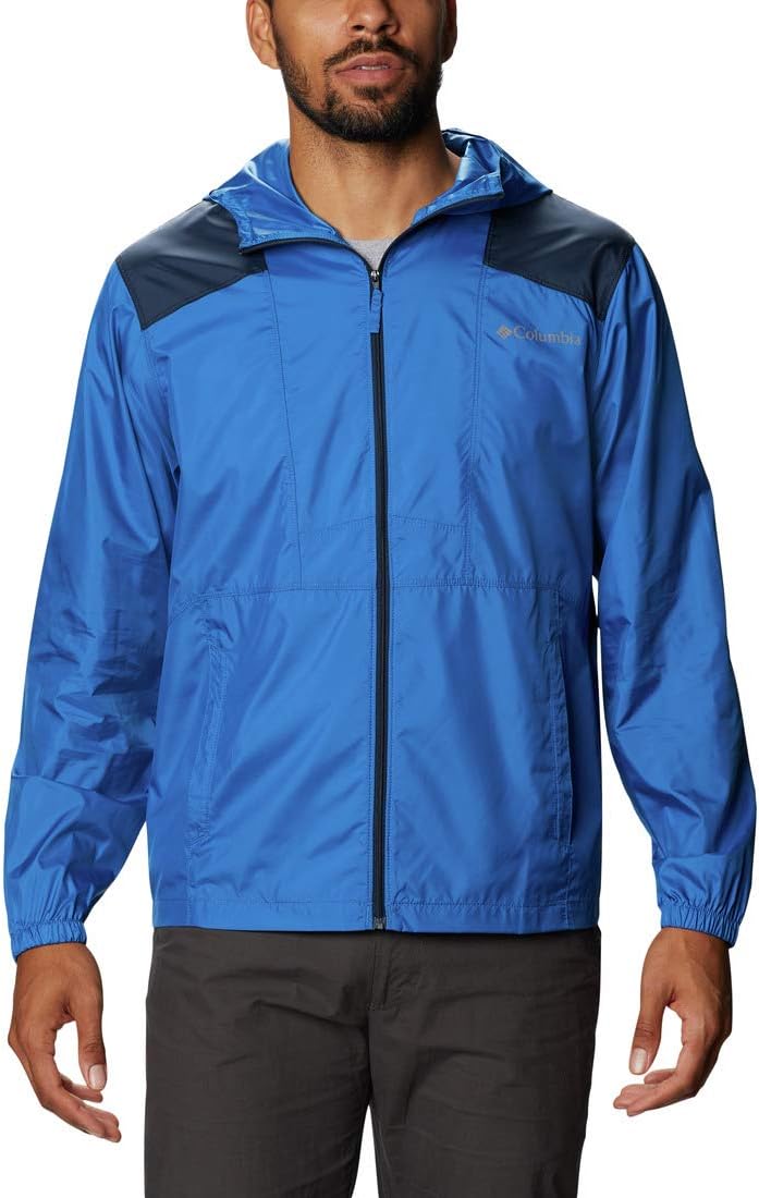 Columbia Herren Windbreaker, Flashback Bright Indigo, Collegiate Navy S, Bright Indigo, Collegiate N