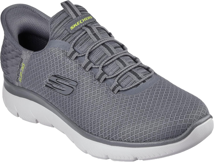 Skechers Herren Summits High RangeSneakers 39 EU Charcoal Mesh Trim, 39 EU Charcoal Mesh Trim