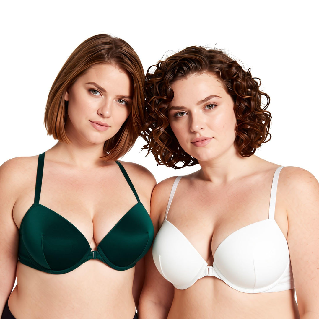 Curve Muse Damen Hochdrücken Fügen Sie 1 und eine halbe Tasse hinzu Bügel Halfter vorne schliessen B