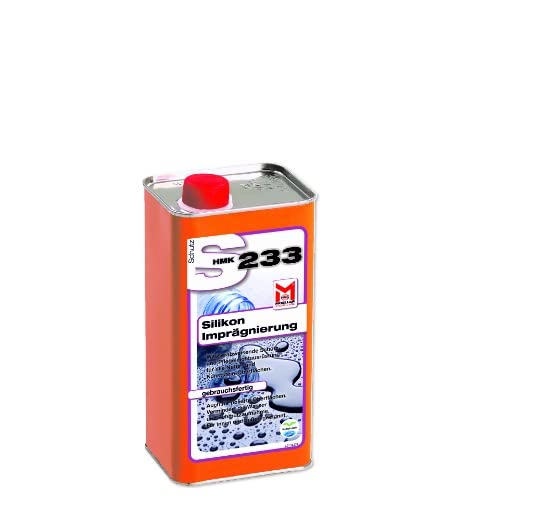 Moeller Stone Care - HMK S233 Silikon-Imprägnierung - 1 Liter - Gebrauchsfertige Naturstein Imprägni