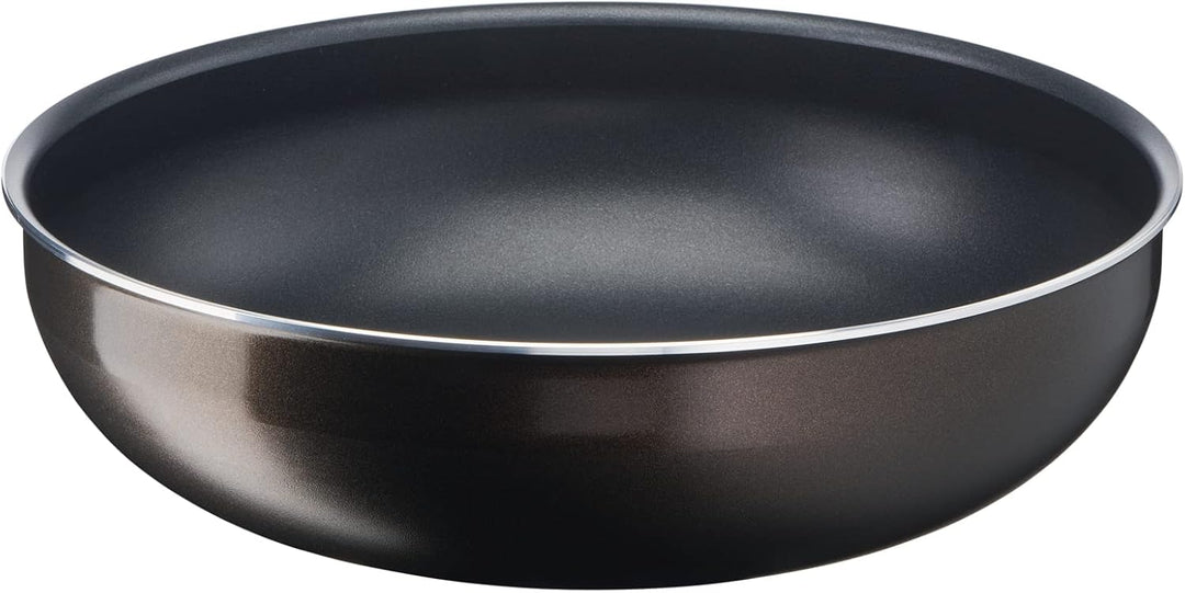 Tefal Ingenio L1507702 Wokpfanne 26 cm, nicht Induktion, Antihaftbeschichtung, stapelbar, spülmaschi