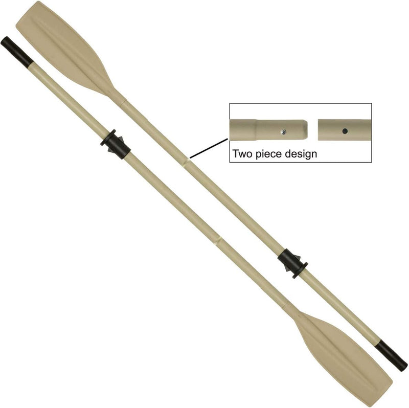 Oceansouth Heavy Duty Aluminium Oars with 12mm Oar Locks Aluminium Oars 2 piece with 12mm Oar lock -