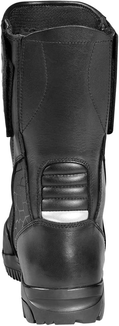 Bogotto Tour wasserdichte Motorradstiefel, schwarz, 46 | Wasserdicht Schwarz 46 EU, Schwarz 46 EU