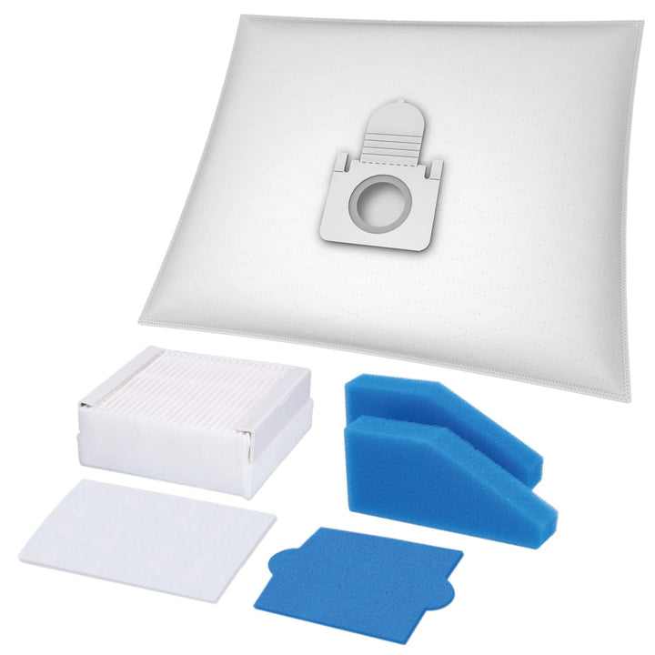 McFilter I SPARSET 10 Staubsaugerbeutel + Filterset geeignet für THOMAS AQUA+ PET & FAMILY, ANTI-ALL