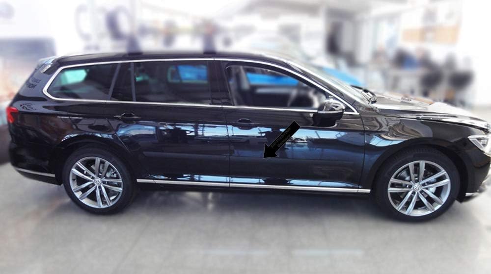 Spangenberg Seitenschutzleisten schwarz passend für Volkswagen VW Passat B8 Variant Typ 3G5 Kombi ab