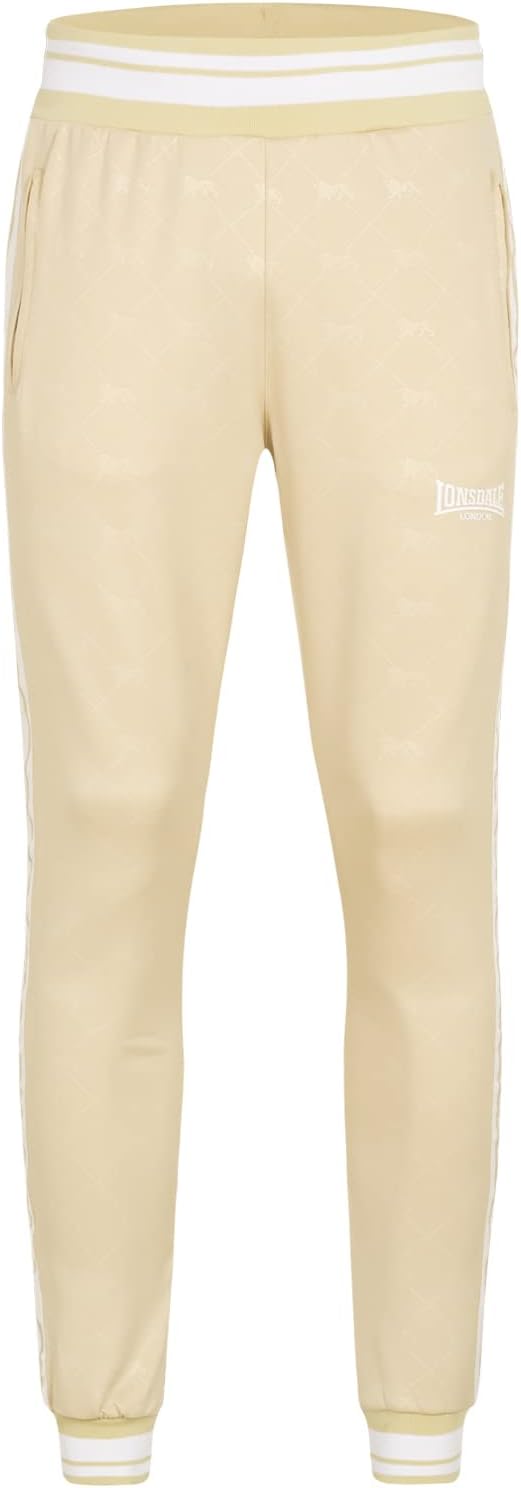 Lonsdale Herren Ashwell Trainingsanzüge L Sand/White, L Sand/White