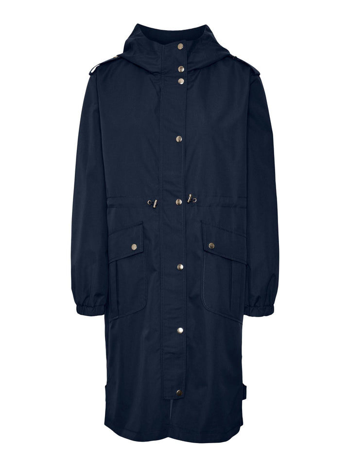 VERO MODA Female Langer Parka VMZOASOFIA Parka | Parka S Navy Blazer, S Navy Blazer