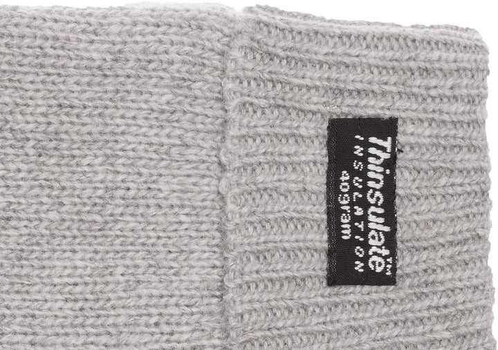EEM Damen Strickhandschuhe, weiche Wolle, Thinsulate Thermofutter L-XL Grau Melange, L-XL Grau Melan