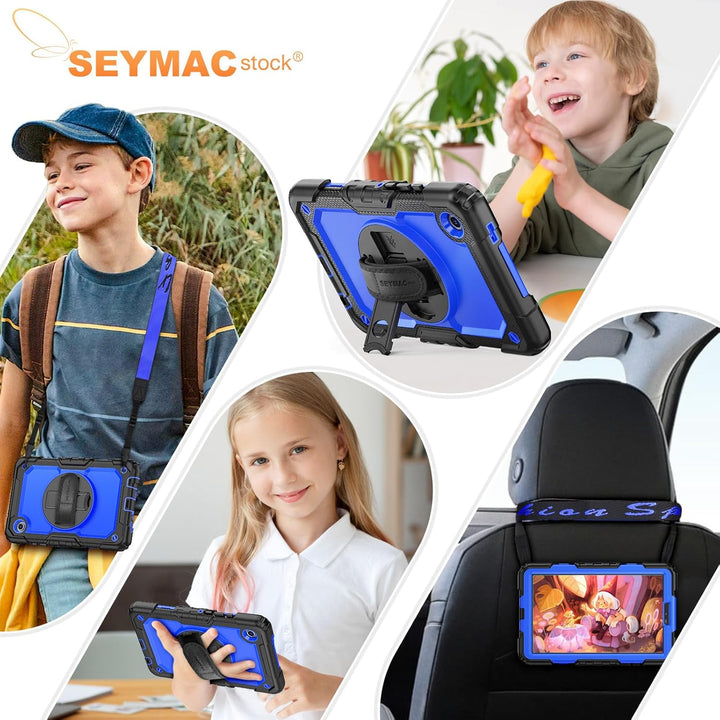 SEYMAC stock Hülle für Samsung Galaxy Tab A11/A9 8,7 Zoll 2025/2023, Stossfeste Hülle mit Displaysch