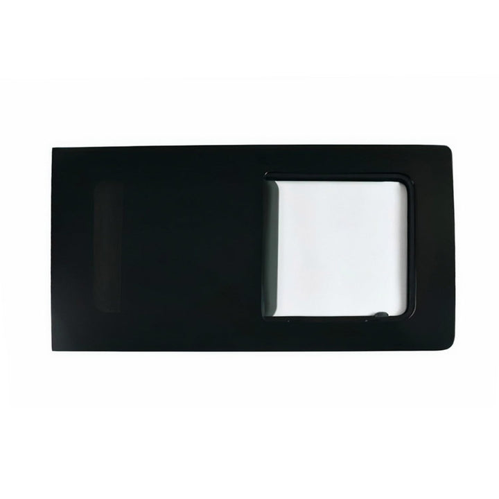 Seitenfenster Schiebefenster kompatibel mit Ford Transit Custom 2013-2023 L1 L2 Auto Rechts Schwarz,