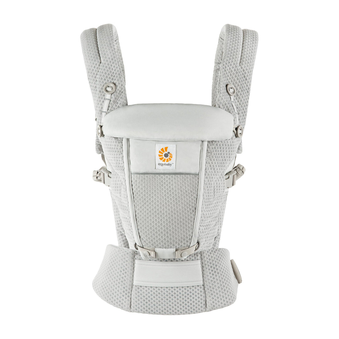 Ergobaby Adapt Babytrage für Neugeborene ab Geburt, 3-Positionen SoftFlex Mesh Ergonomische Babybauc