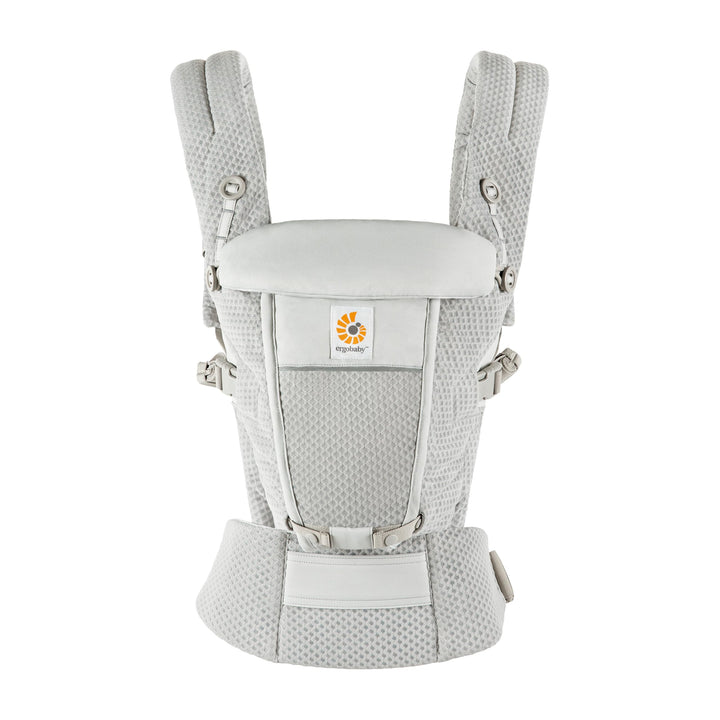 Ergobaby Adapt Babytrage für Neugeborene ab Geburt, 3-Positionen SoftFlex Mesh Ergonomische Babybauc