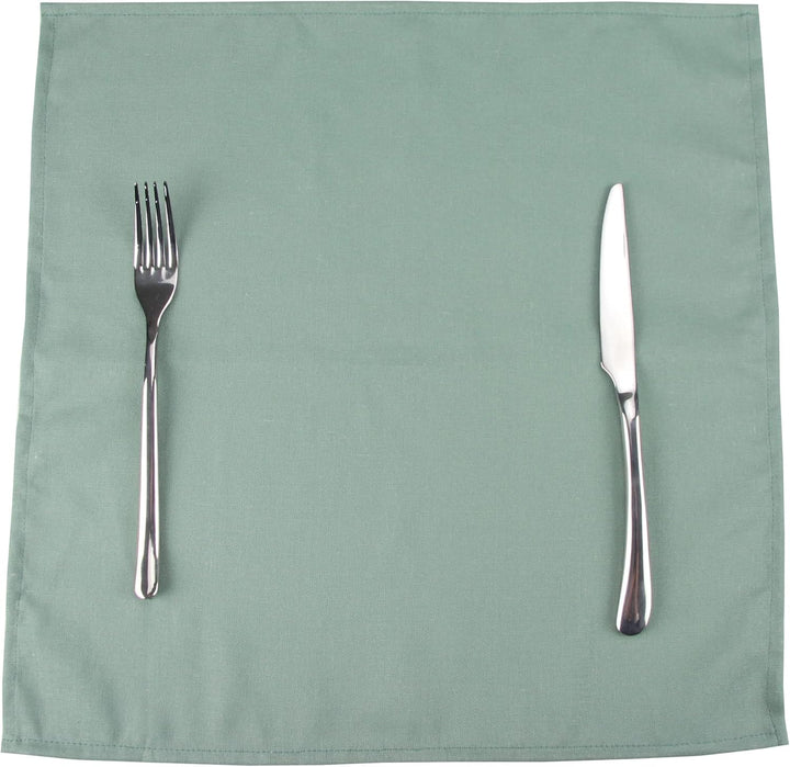 weich Polyester -Leinen gemischt Abendessen Cloth Servietten, 12 Stück (40 x 40 cm), für Veranstaltu