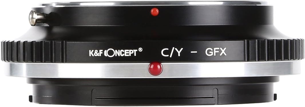 K&F Concept® C/Y - GFX Objektivadapter, Objektiv Adapterring für Contax/Yashica Objektiv auf Fujifil