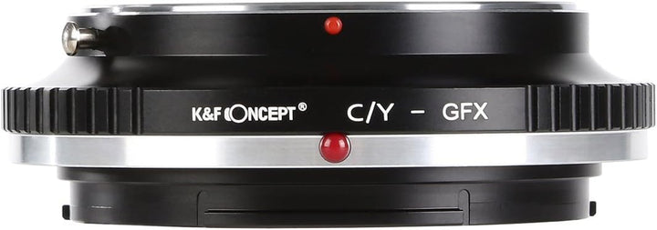 K&F Concept® C/Y - GFX Objektivadapter, Objektiv Adapterring für Contax/Yashica Objektiv auf Fujifil