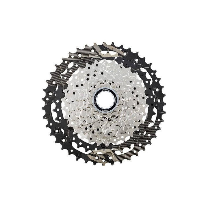 Shimano Unisex – Erwachsene CS-LG400-10 Zahnkranz-Kassette, Silber, 10-Fach