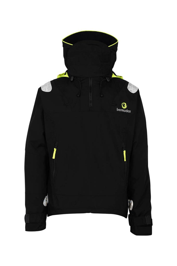 Bermudes Herren Funktionale Regenjacke Wasserdichter Spoiler XS Schwarz/Dunkelgrau, XS Schwarz/Dunke