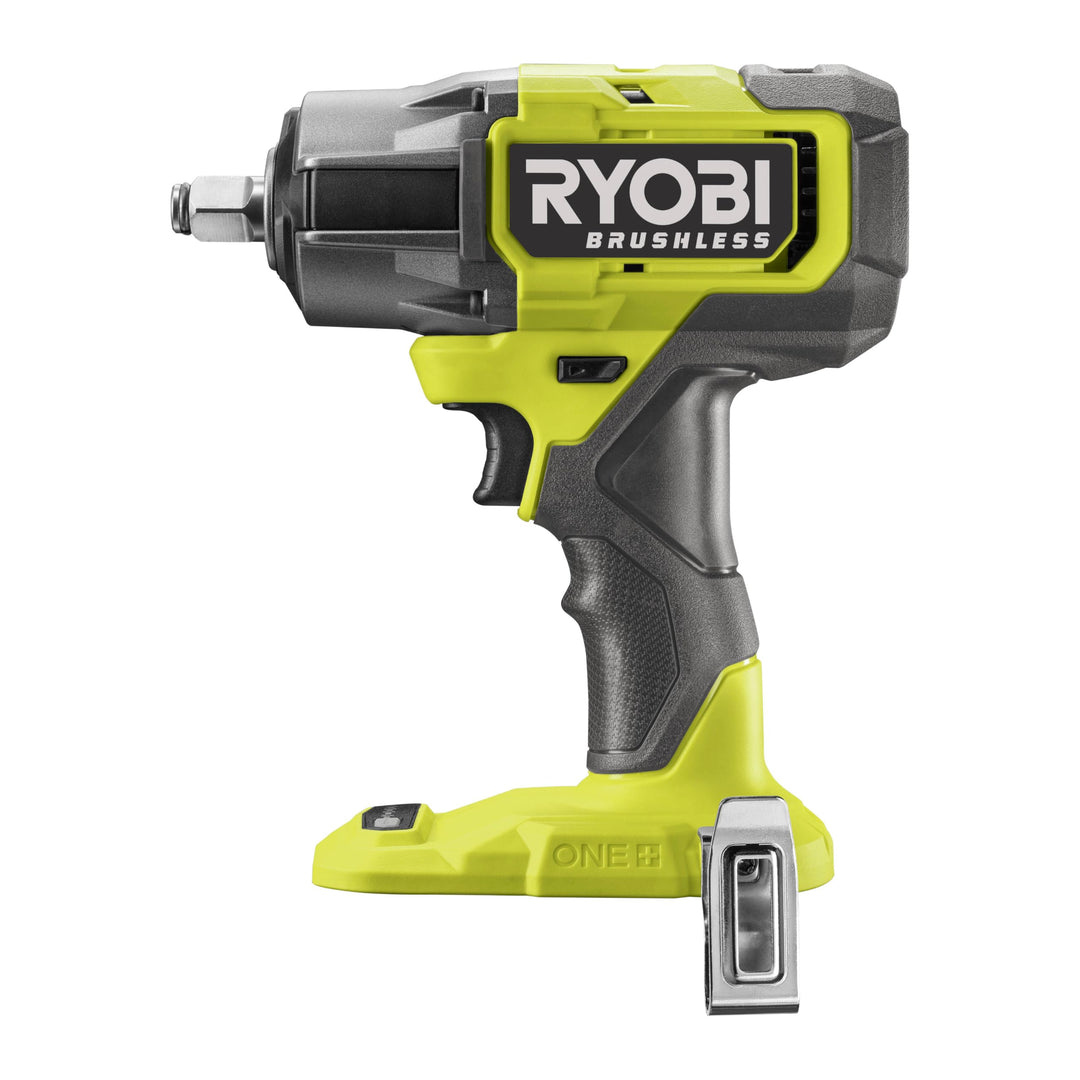 RYOBI 18 V ONE+ Brushless Akku-Schlagschrauber RIW18BL-0, max. Drehmoment 900 Nm, ohne Akku und Lade