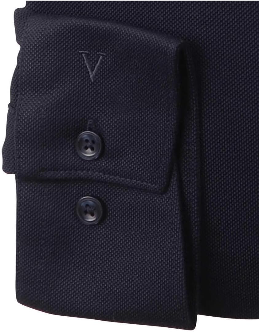 Marvelis Modern Fit Hemd Langarm New Kent Kragen Jersey Nachtblau Grösse 39
