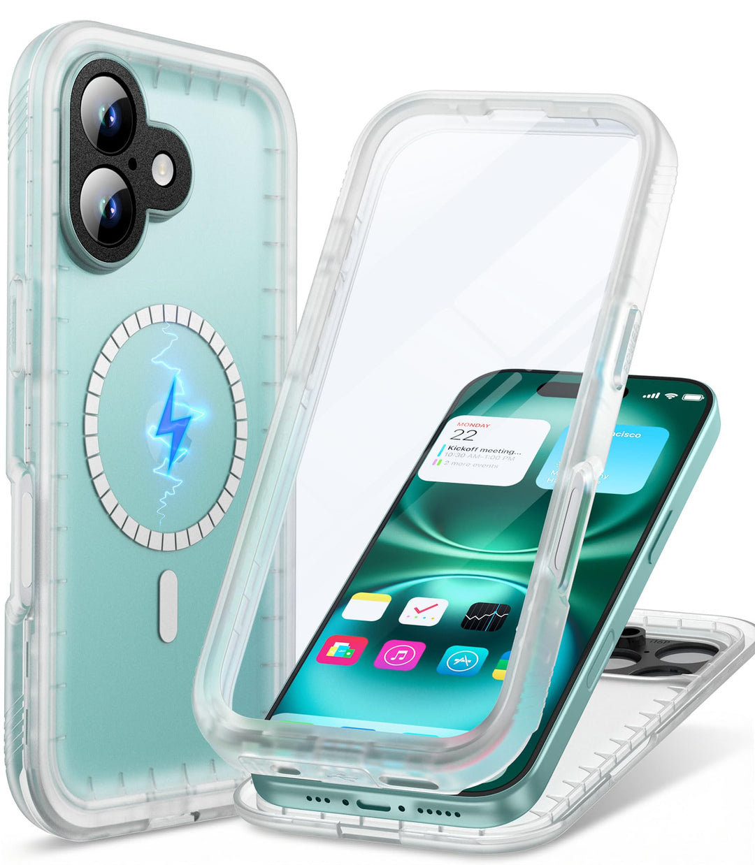 Cozycase TOP Militärschutz Hülle Für iPhone 16 Für MagSafe wasserdichte 360 Panzerhülle Outdoor Magn