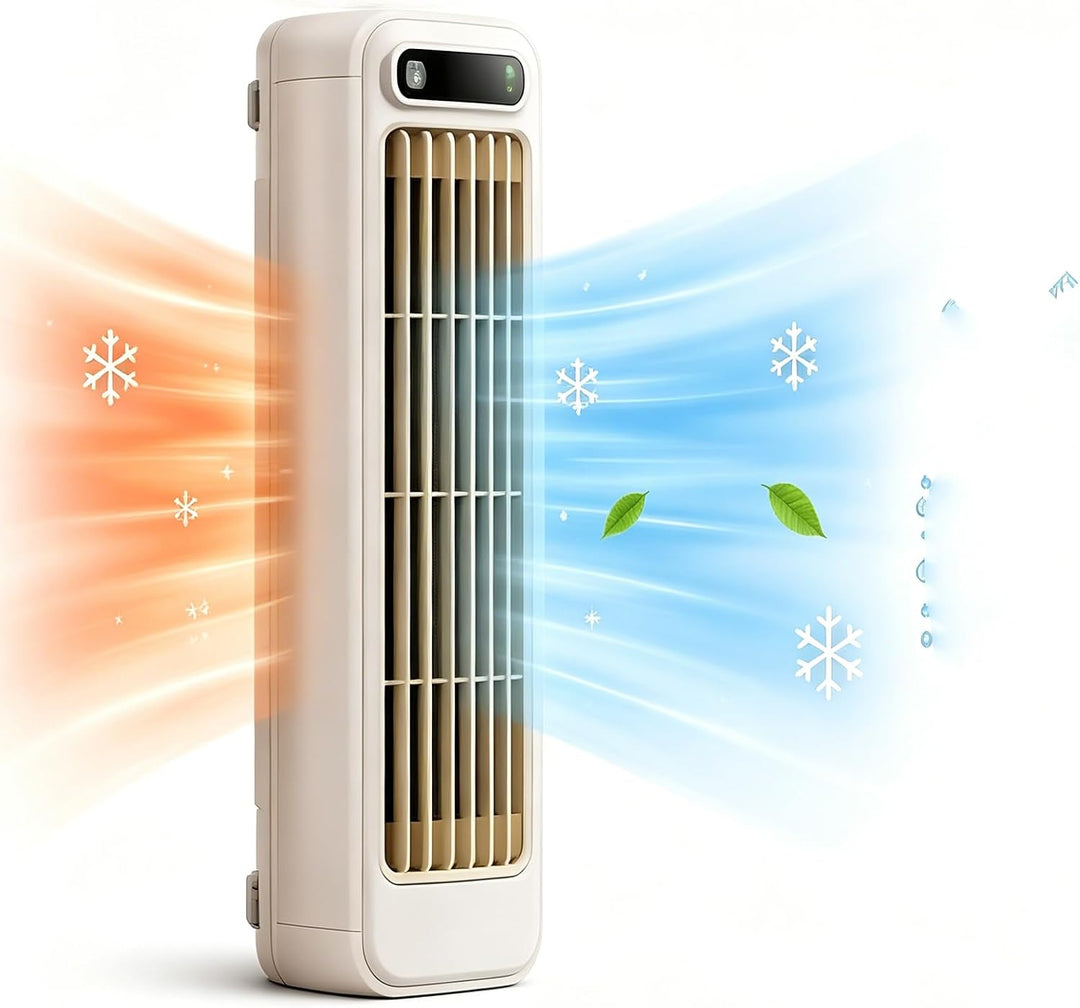 Cooling Ace Klimaanlage, Luftkühlung Ventilator Leise mit Einstellbaren 3 Geschwindigkeiten, Tragbar