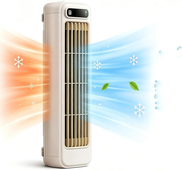 Cooling Ace Klimaanlage, Luftkühlung Ventilator Leise mit Einstellbaren 3 Geschwindigkeiten, Tragbar