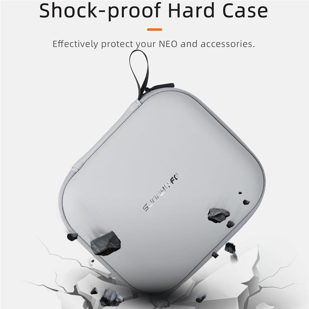 ZJRXM Tasche für DJI Neo Drone Zubehör, Tragbare Reisetasche Tragetasche für DJI Neo Drone Grau, Gra