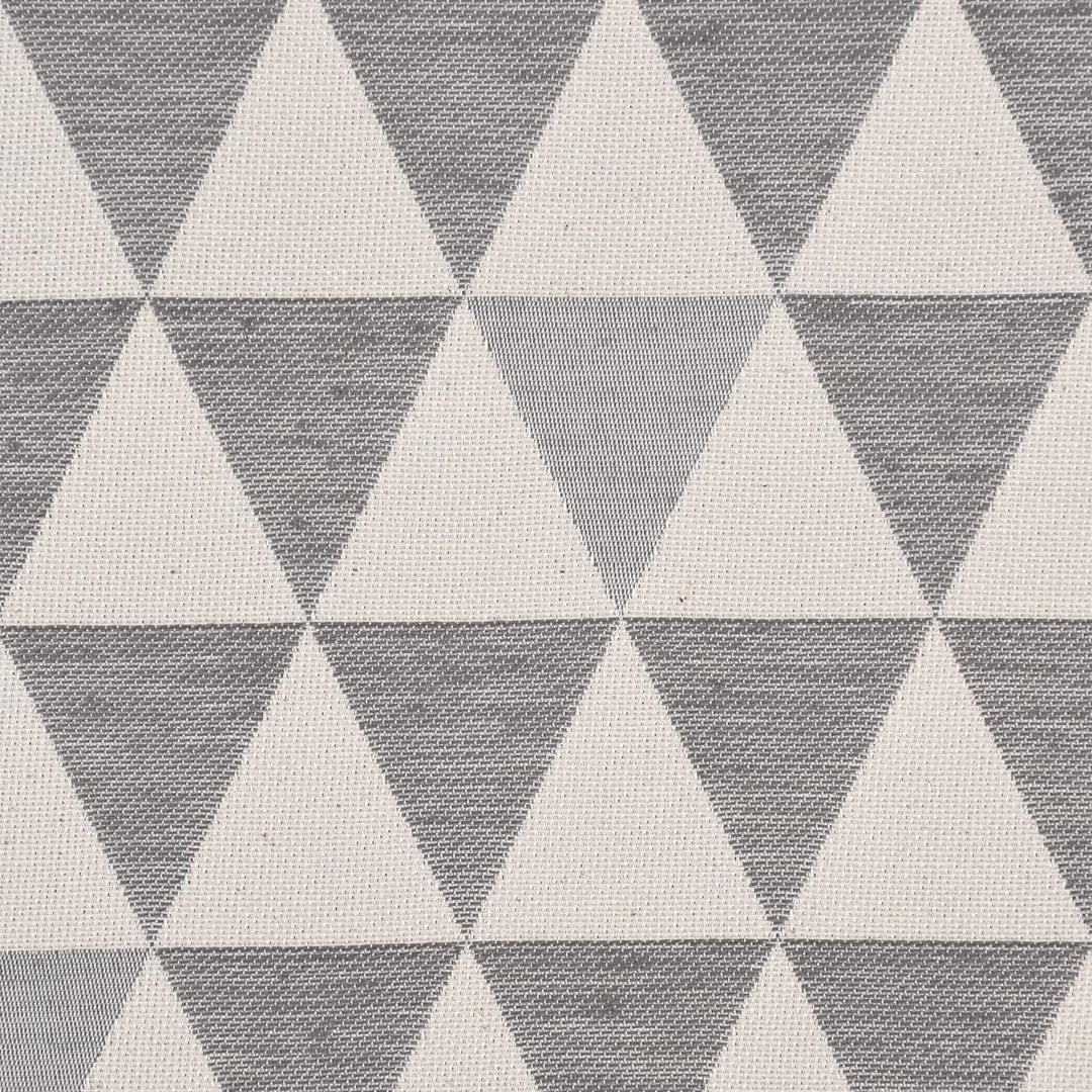 SCHÖNER LEBEN. Zugluftstopper Triangel Retro Scandi grau Hellbeige, Auswahl:110cm Länge ca. 110x15x1