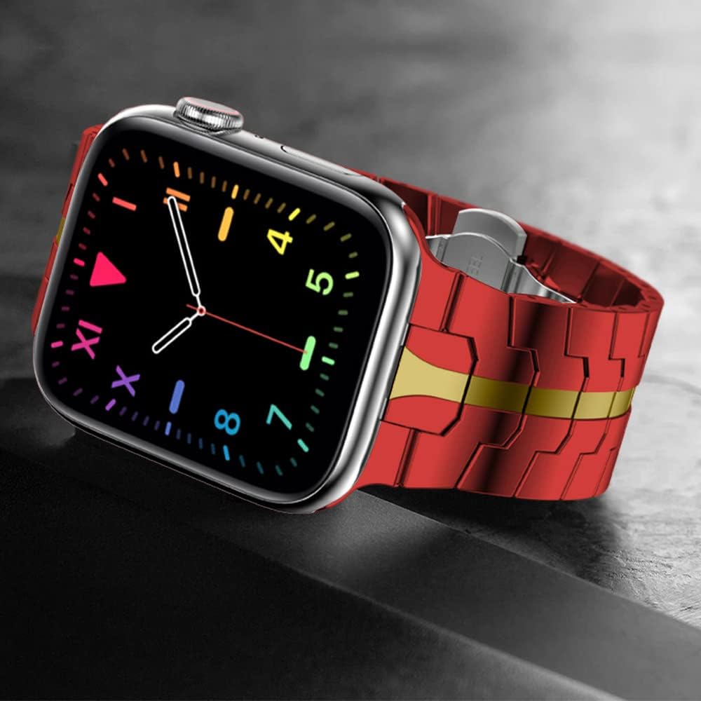ANYE Kompatibel mit Apple Watch Armband 41mm 40mm 38mm, Armband Apple Watch Series 8 Series 7 Edelst