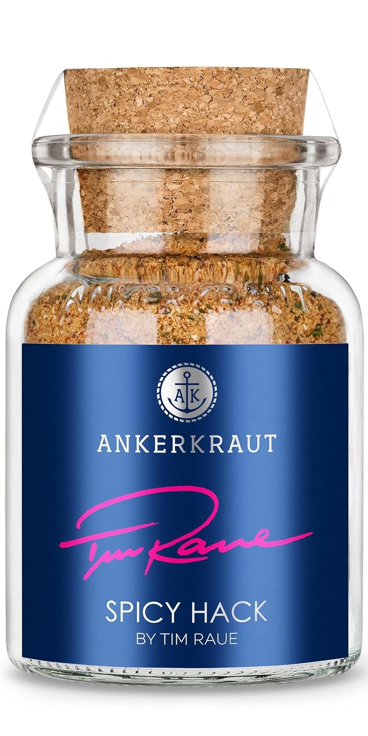 Ankerkraut x Tim Raue "Genieblitz" Gewürz-Box, Gewürze-Set mit Spicy Hack und Smoky Fries, Hackfleis