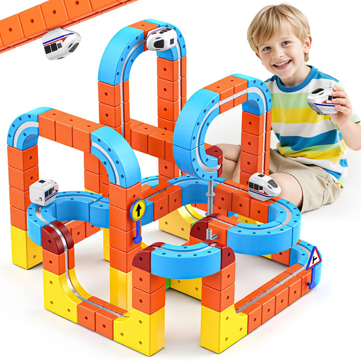 150 Pcs Flexible Cube Track, Ostergeschenke für Kinder Spielzeug ab 3 4 5 6 7 8 Jahre Junge Mädchen