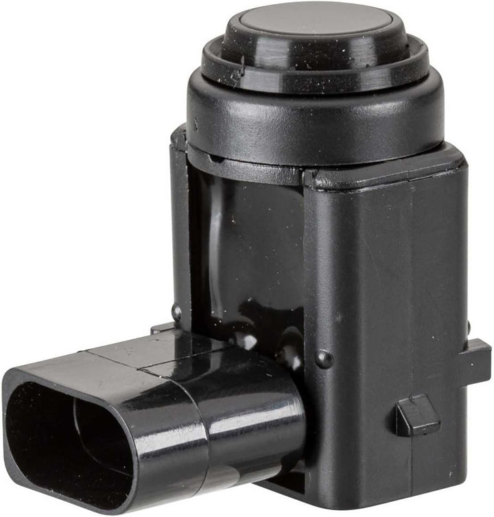HELLA 6PX 358 141-101 Sensor, Einparkhilfe - gewinkelt - 3-polig - gesteckt - lackierbar - mit Befes