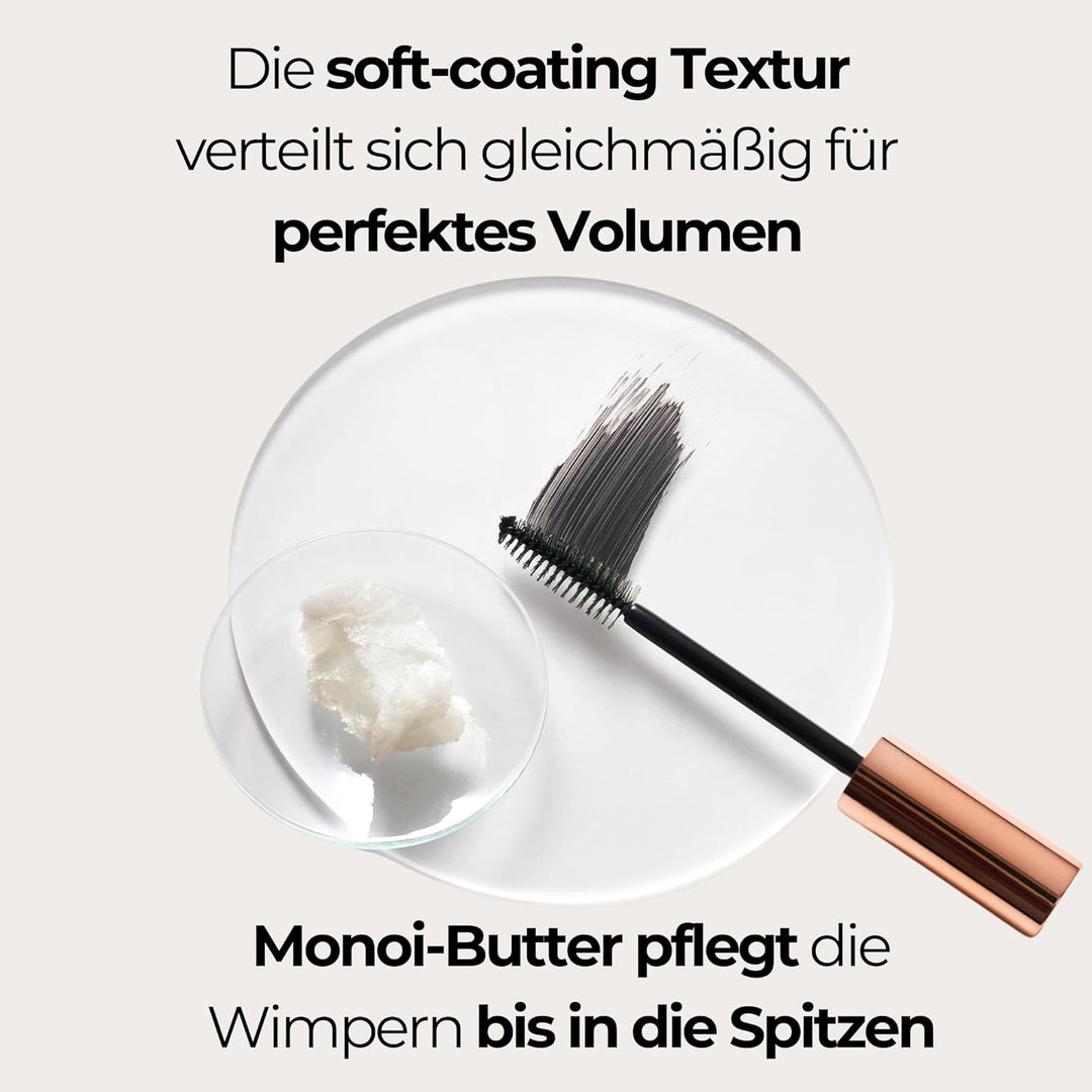 M. Asam MAGIC FINISH Volumen Mascara XXL (10ml) – Wimperntusche Black für XXL Wimpern, erfasst jede