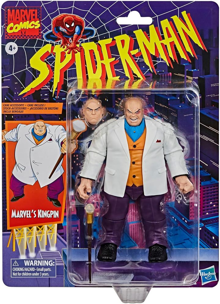 Hasbro Marvel Legends Series 15 cm grosse Marvel‘s Kingpin Action-Figur, Vintage Collection