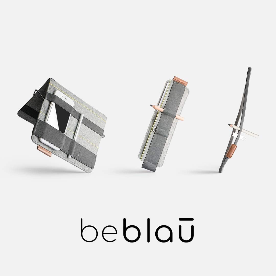 Beblau SLIM | tragbarer elektronischer Organizer zum Anbringen an Laptop und Notebook | Rucksack- un