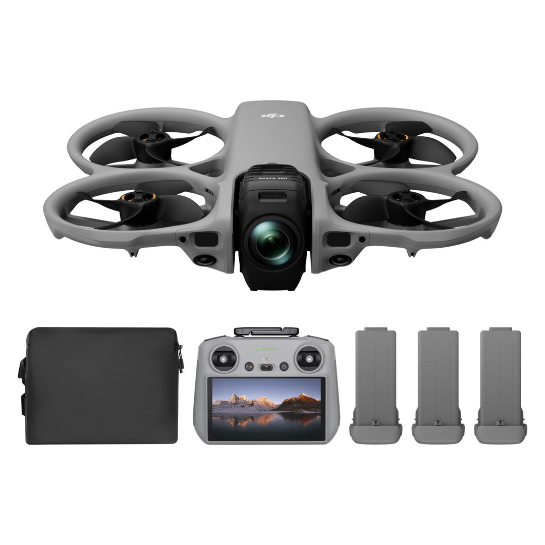 DJI Avata 360 Fly More Combo (RC 2), 360°-Drohne mit 1-Zoll-8K-360°-Imaging für FPV- und Luftaufnahm