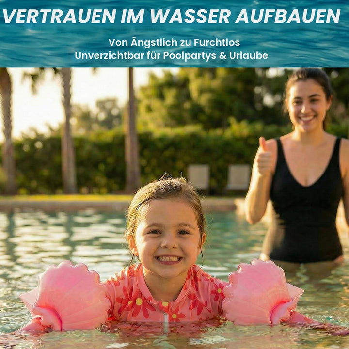Badeanzug Baby Mädchen mit Floatation Kleinkind Schwimmtraining Hilfe Schwimmende Badeanzug Langarm