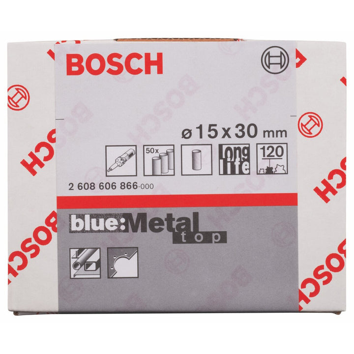 Bosch Professional Schleifring X573 Best for Metal 15x30mm Korn 120, 50 Stk. 15x30 mm Korn 120 50 St