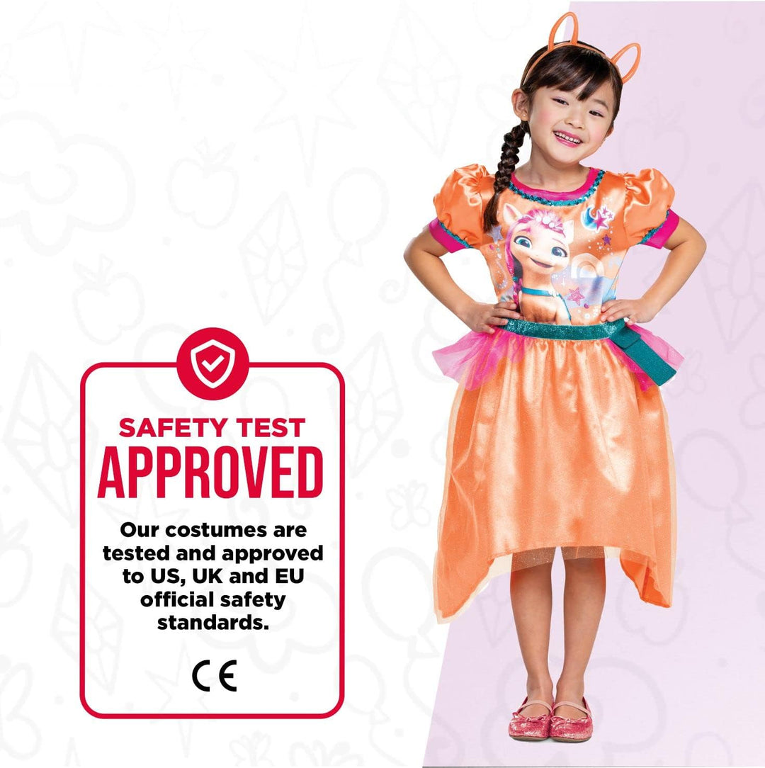 DISGUISE My Little Pony A New Generation Fancy Dress Costume Sunny Starscout for Kids Size Small